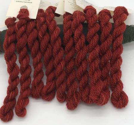 Red Brick Hand Dyed Wool Thread